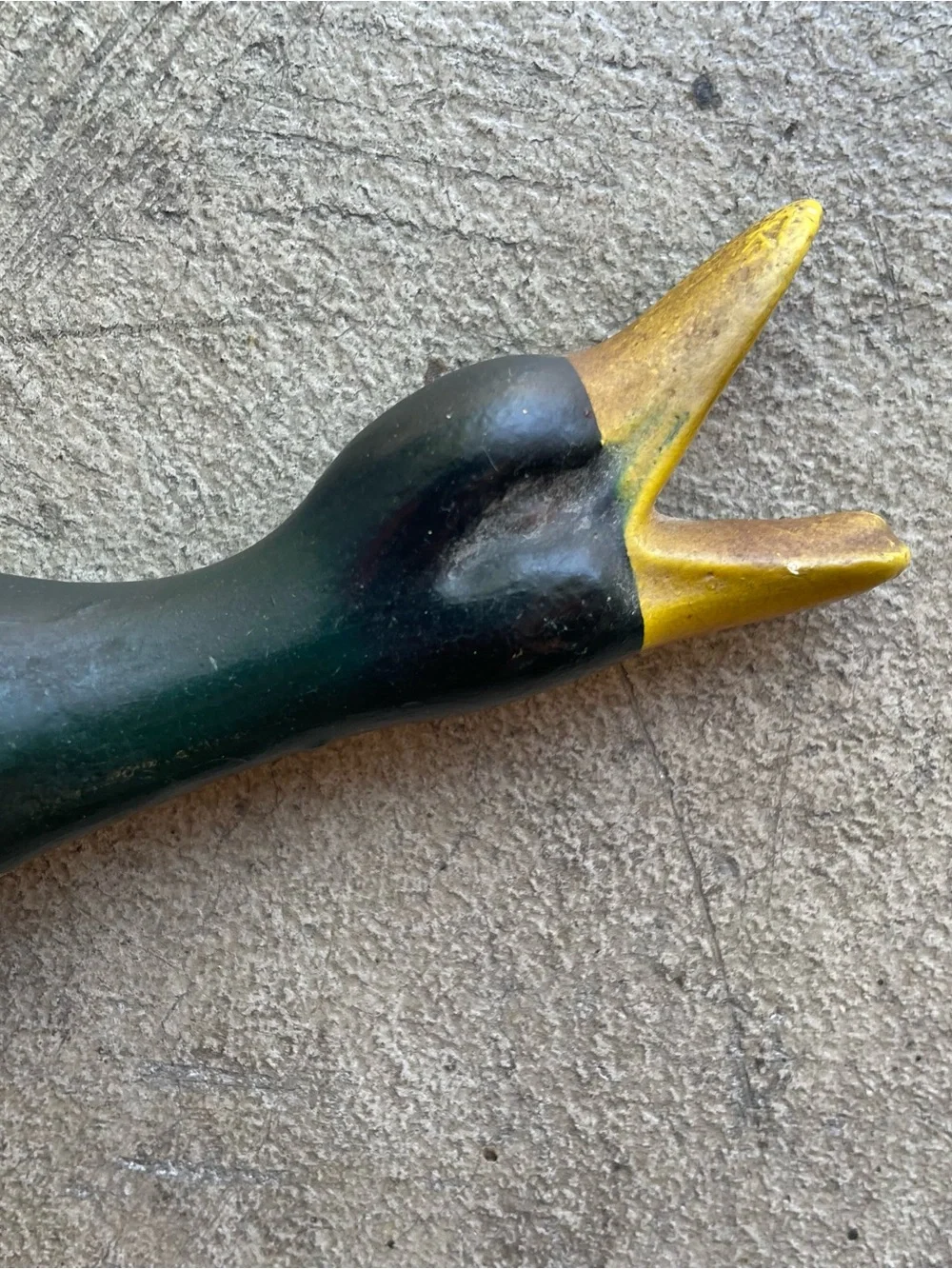 Vintage Devon Ware Kahane Painted Chalkware Wall Ducks 1950's